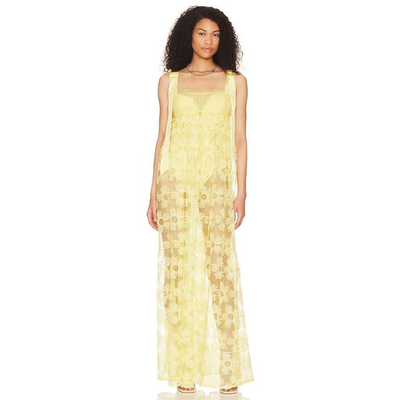 For Love & Lemons Emma Maxi Dress SIZE SMALL $349 - Picture 1 of 9